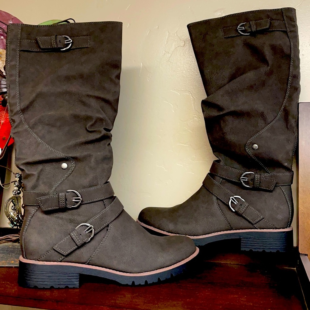 Chocolate brown boots